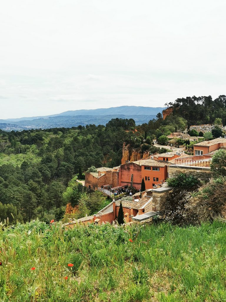Vista su Roussillon