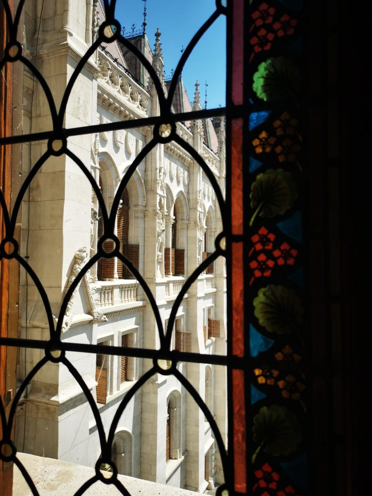 Stanze e interni del Parlamento di Budapest