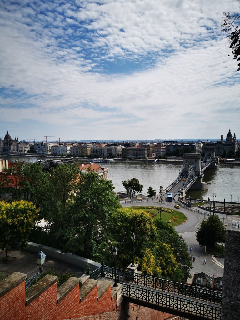 Vista dal castello di Budapest