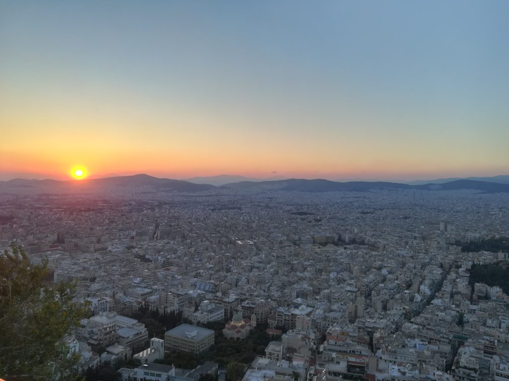 Tramonto sulla collina del Licabetto