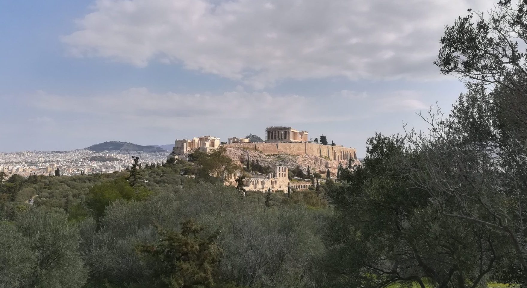 Vista dalla collina di Filopappo