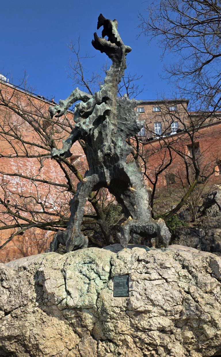 La statua del drago del Wavel
