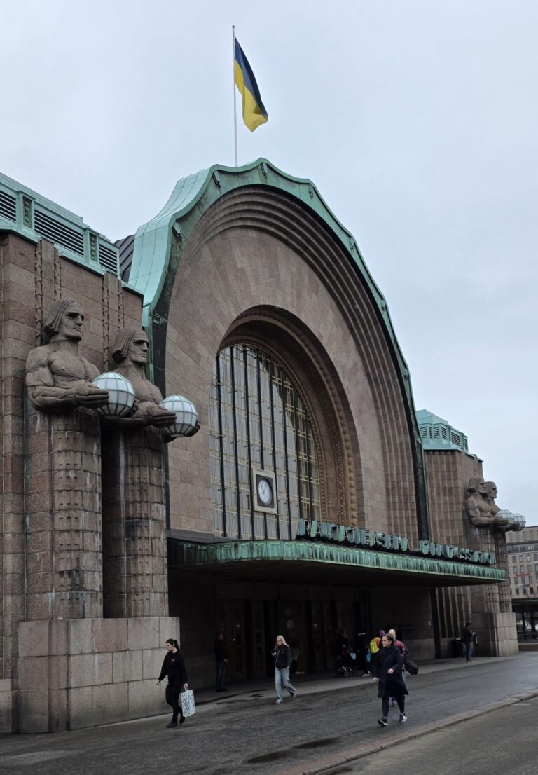 Stazione centrale dei treni a Helsinki